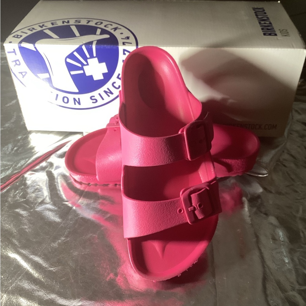 Girls Pink Birkenstock Sandals